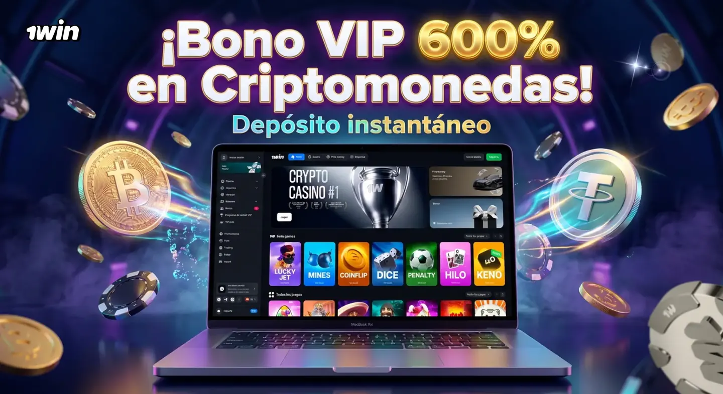 Bono de bienvenida de 1win con los cuatro tramos de depósito